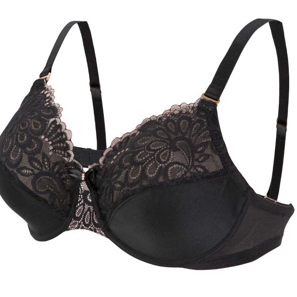 CONVERTIBLE Bra 38B Wear 3-Ways! Criss-Cross Backless Halter UNDERWIRE Black NEW - Picture 13 of 16